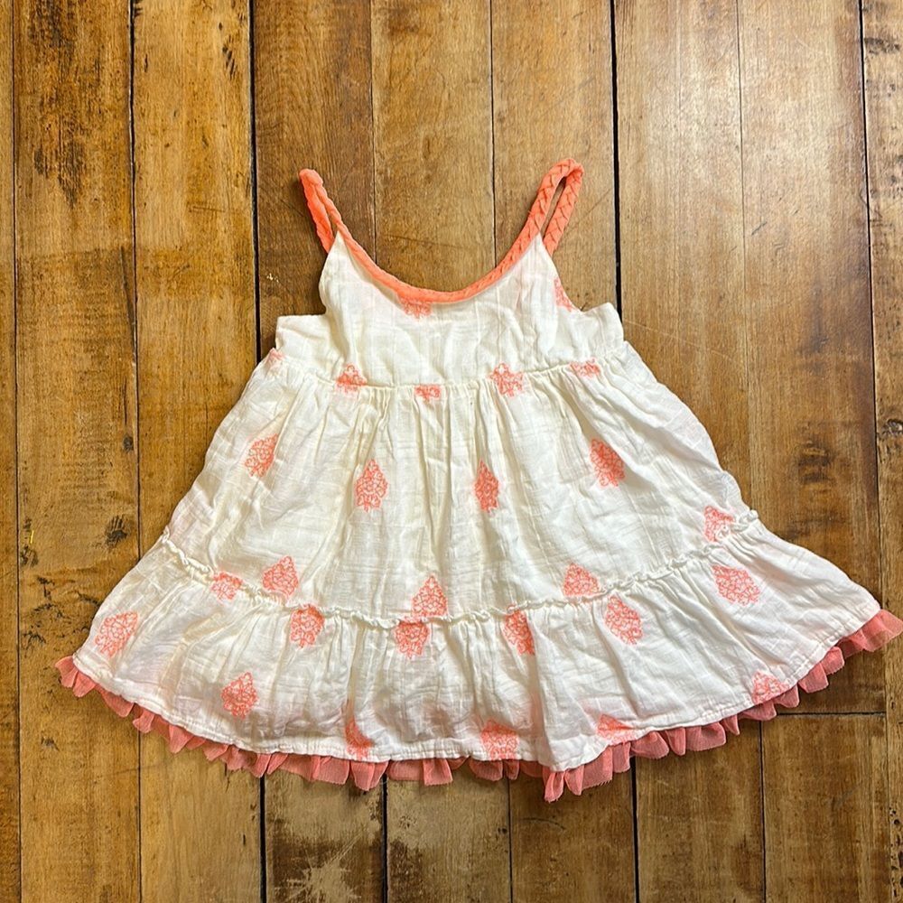 Childrens Place Dress 12 to 18 months cotton dress white Easter Spring Summer